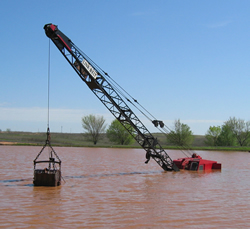Crane Flood Damage