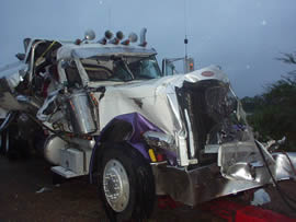 Semi Truck Wreck